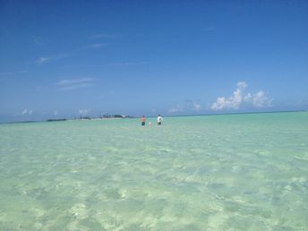 Багамы, острова Абако, пляж Gillam Bay