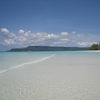 Cambodia, Koh Rong island, Long Set beach, shallow water