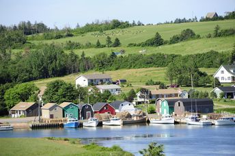 Canada, Prince Edward Island, boats