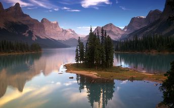 Canada, Vancouver island, mountain lake