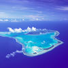 Cook Islands, Aitutaki atoll, aerial view Cook Islands, Aitutaki atoll, aerial view
