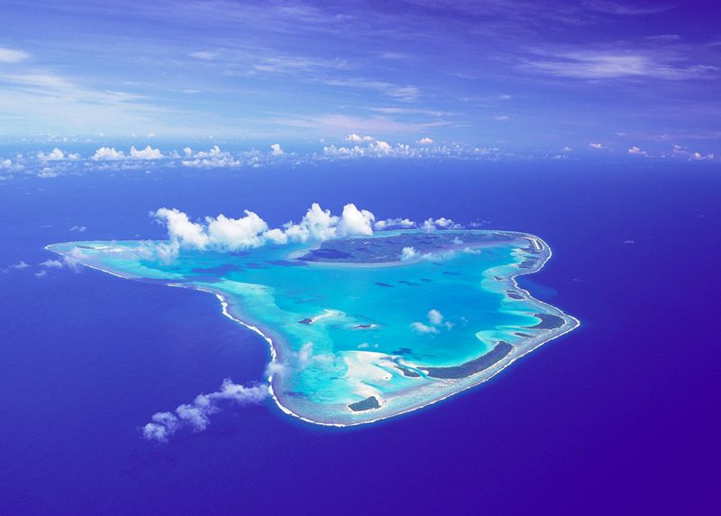 Aitutaki island