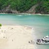 Costa Rica, Isla Tortuga island, boat