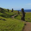 Easter Island, Moai statues, pathway