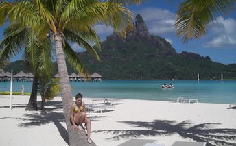 French Polynesia, Bora Bora island, Le Meridien beach