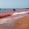 Iran, Hormuz island, Red beach