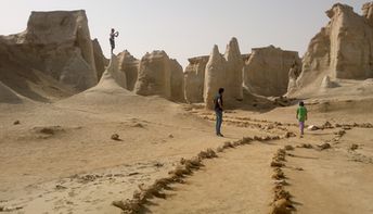 Iran, Qeshm island, rocks