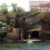 Italy, Campania, Isola della Gaiola, view from water