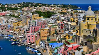 Italy, Naples, Procida island, Old Town