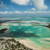 Kiribati, Kiritimati island (Christmas Island), lagoon, aerial view