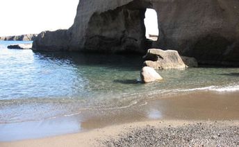Lazio, Ventotene island, beach