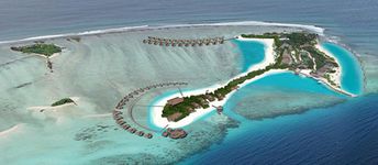 Мальдивы, Остров Чайя Айленд Донвелли, вид сверху