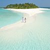 Maldives, Dhaalu atoll, Sun Aqua Vilu Reef, sandspit