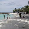 Maldives, North Male Atoll, Male island, city beach