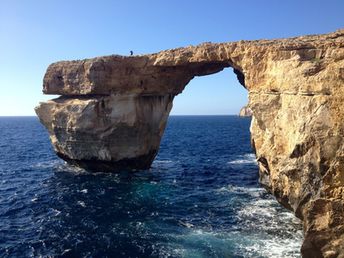 Malta, Gozo island, Azure Window rock