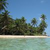 Nicaragua, Big Corn Island, beach, palm trees