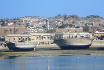 Oman, Masirah island, port