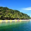 Panama, Bocas Del Toro, Colon island, Starfish beach, chairs