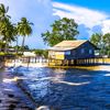 Singapore, Batam island, overwater house