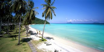 Thailand, Phi Phi Islands, hotel beach