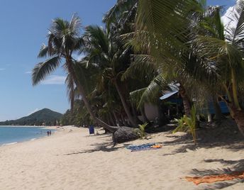 Thailand, Samui island, Maenam beach, view to east