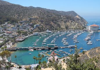 USA, California, Santa Catalina island, Avalon Bay