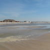 USA, Long Island, Jones Beach, sandbank