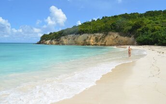 Antigua and Barbuda, Antigua island, Bush Bay beach