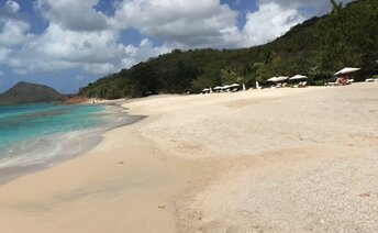 Antigua island, Hermitage Bay beach