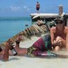 Belize, Caye Caulker island, rasta beach
