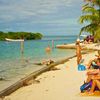 Belize, Caye Caulker island, The Split beach