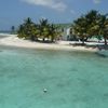 Belize, Palencia, Laughing Bird Caye island, house