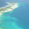 Cook Islands, Manihiki atoll, south west motus, aerial