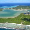 French Polynesia, Mai'ao island, aerial view