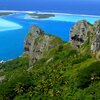 Французская Полинезия, Атолл Маупити, вид с горы
