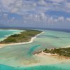 French Polynesia, Tupai island, two motus