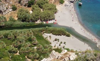 Greece, Crete island, Preveli beach