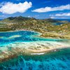 Grenadines, Union Island, airport, aerial view