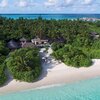 Мальдивы, Атолл Лааму, Six Senses Laamu, пляж, вид сверху