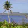 Mariana Islands, Rota island on the horizon