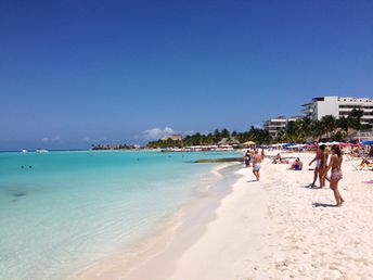 Mexico, Isla Mujeres island, Playa Norte beach