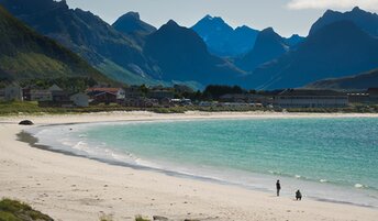 Norway, Lofoten islands, Ramberg beach