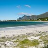 Norway, Lofoten islands, Ramberg beach, view from south