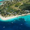 Palm Isl, West beach, aerial view