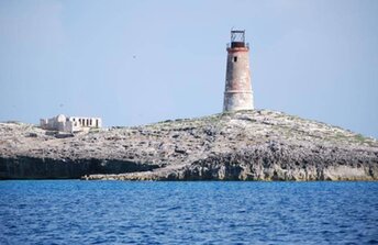 Багамы, Атолл Кэй-Сал-Бэнк, Elbow Cays, маяк