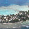French Polynesia, Faaite atoll, village