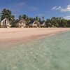 French Polynesia, Makemo atoll, beach, view from water