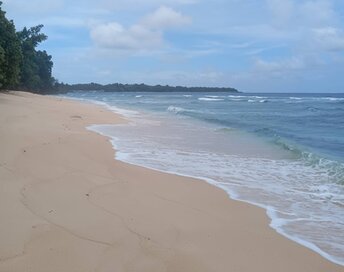 Palau, Angaur island, beach