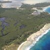 Palau, Peleliu island, aerial view