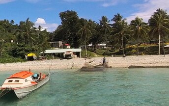 Самоа, Остров Аполима, вид с моря